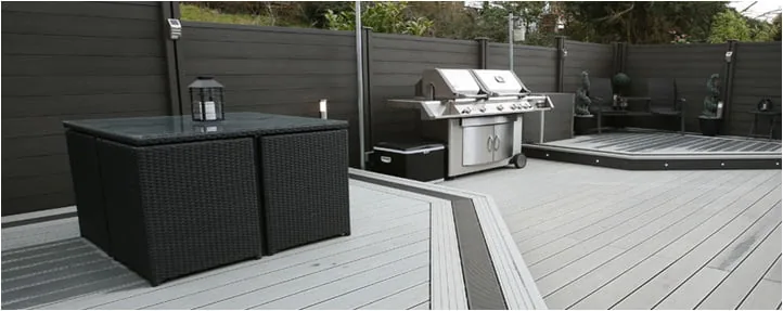 Composite Plastic Decking & Fencing supplied by Captrad
