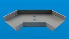 GRP cable tray tee fitting