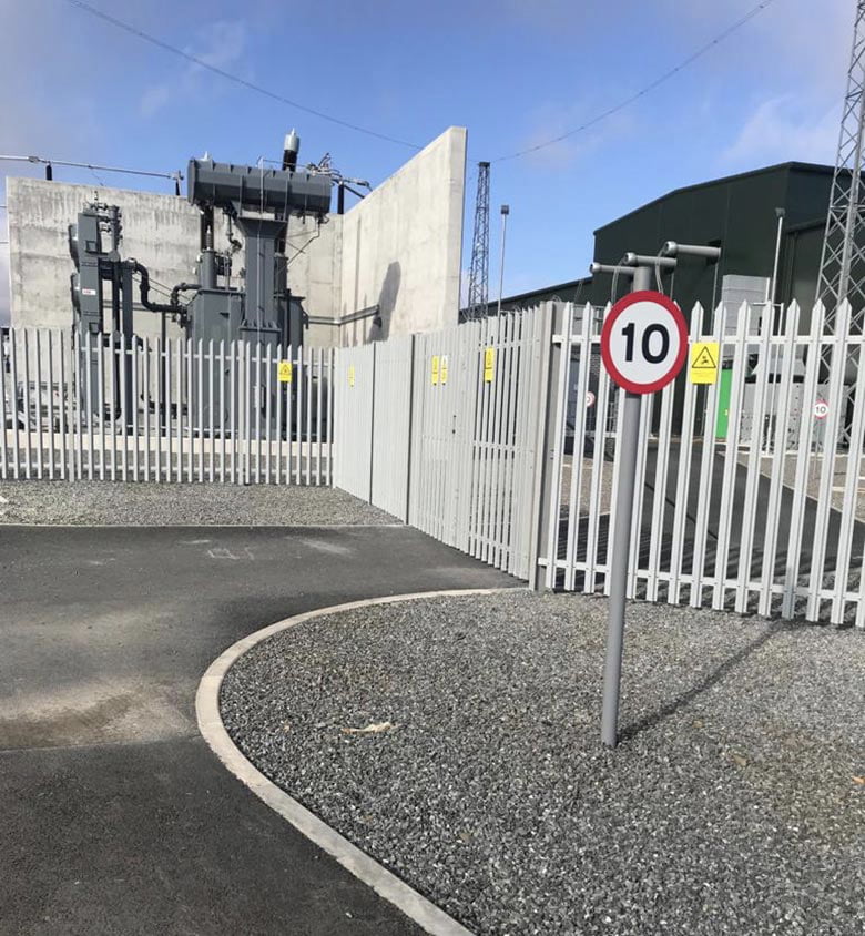 GRP Palisade Fencing
