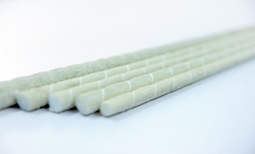 Glass-fibre-reinforced polymer rebar construction detail