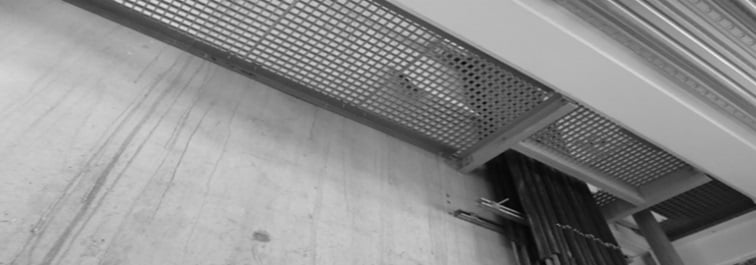 GRP riser grating installed beneath a raised floor